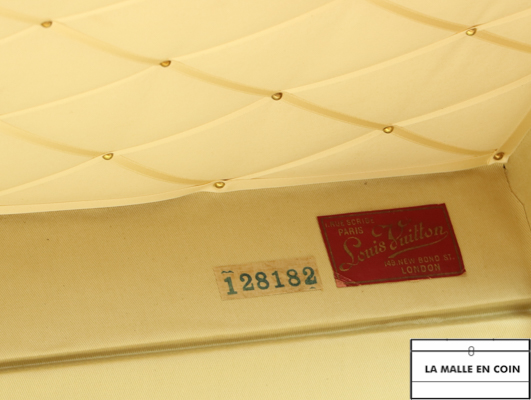 Malle Louis Vuitton tissee monogramme cabine5