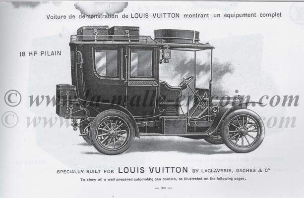 LOUIS VUITTON CAR TRUNK C.1907 - Objects of cur