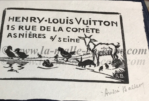 Les cartes de visite d Henry avant son mariage 