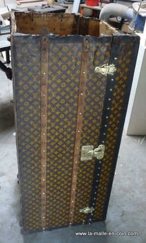 Malle Vuitton restauration phase 1