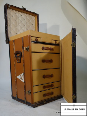 Louis Vuitton wardrobe trunk , LVMH wardrobe trunk, LV trunk, LVMH wardrobe