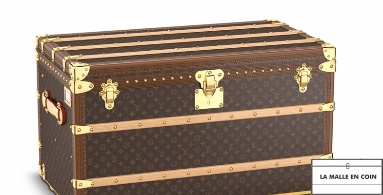 Sold at Auction: Louis Vuitton, Louis Vuitton alzer Bisten 70 trunk Suitcase  Brown Monogram, keys & luggage tag