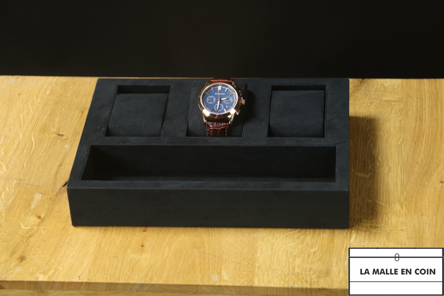 105140  Chassis noir 3 montres