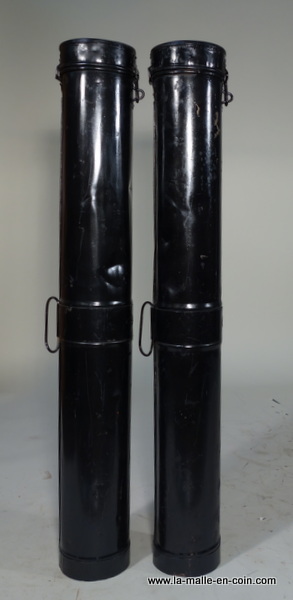 R1572 tubes fer peint noir transport de plans