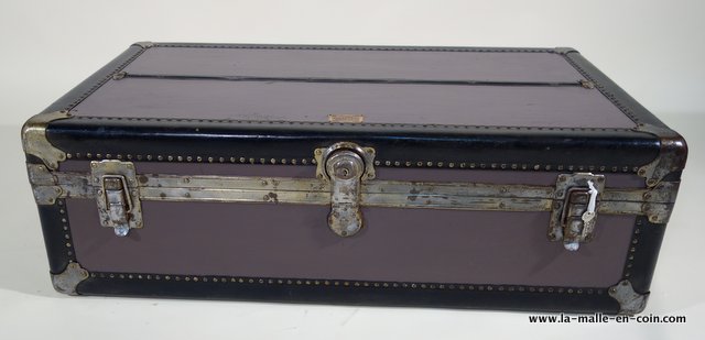 R2106 Malle cabine plate américaine avec sa clef