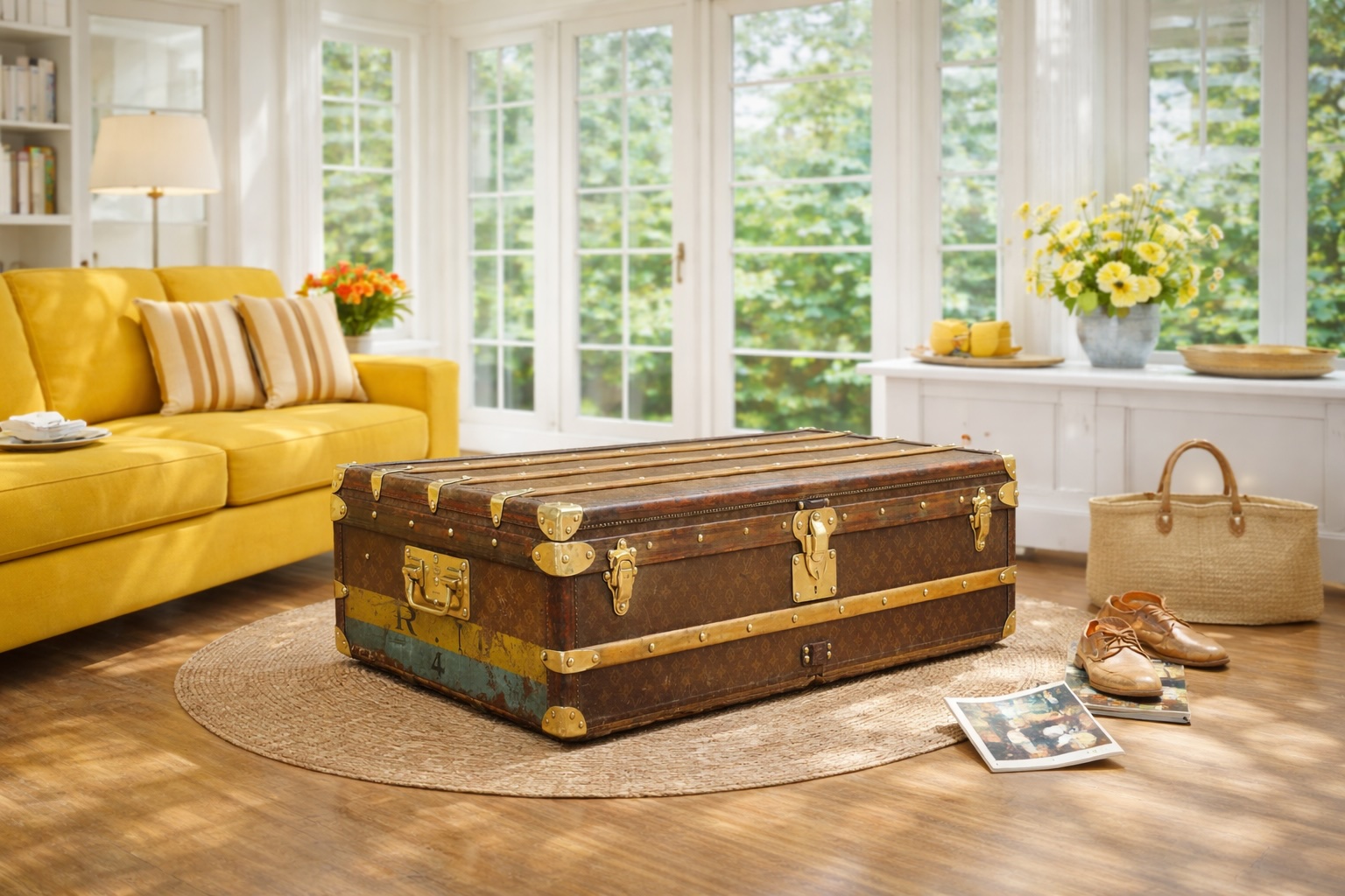 R3416 Malle cabine  Louis Vuitton  1er serie 