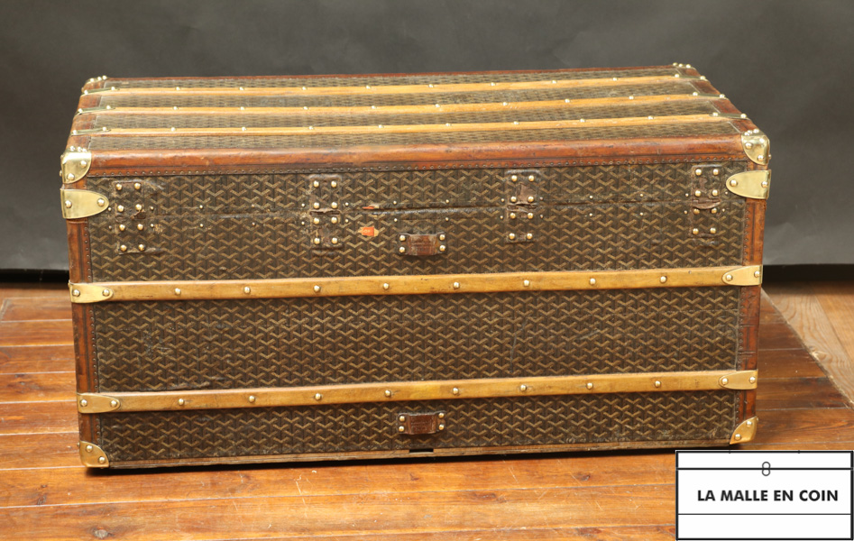 MALLE COURRER CUR AVEC CLEF - MARQUSE DE PREAULX | Steamer trunk