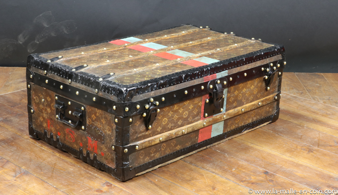 SOLD R2477 Louis Vuitton cabin trunk with woven monogram SOLD 