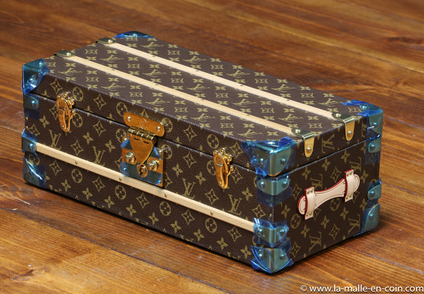 Brown Leather Plastic Trunk by Louis Vuitton, 2000s