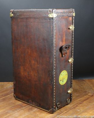 1930s Louis Vuitton Lilly Pons Leather Trunk 30 Pairs of Shoes