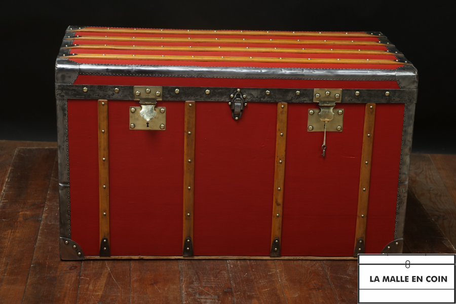 Large red trunk, brand Breuil