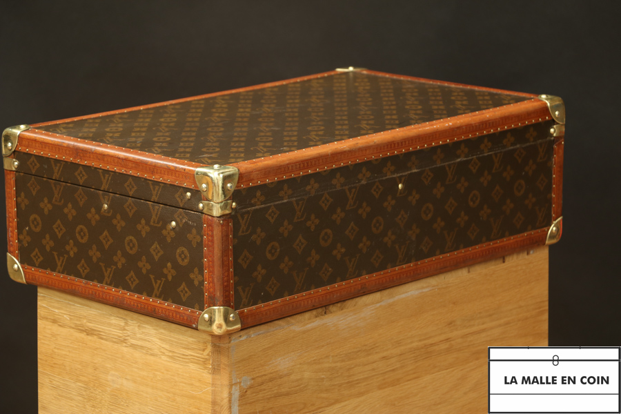 VINTAGE LOUIS VUITTON MINI JEWELRY BOX IN CANVAS MONOGRAM LV JEWEL