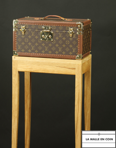 This Vanity case from the luxury brand Louis Vuitton is exceptional, by its  configuration as a chest of drawers