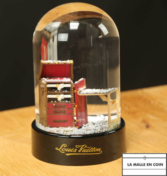Louis Vuitton Stokowski Desk Snow Globe w/ Tags - Brown Decorative