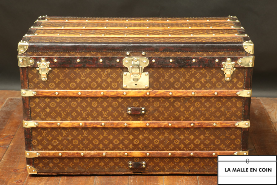 This Louis Vuitton steamer trunk is from the 1st series