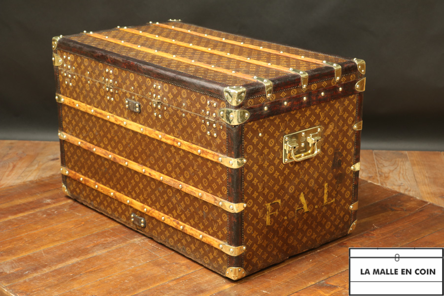 This Louis Vuitton steamer trunk is from the 1st series