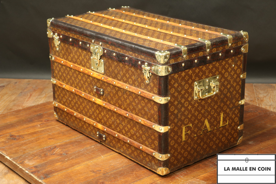 This Louis Vuitton steamer trunk is from 1st series