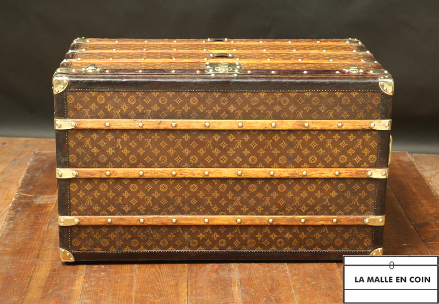 This Louis Vuitton steamer trunk is from the 1st series