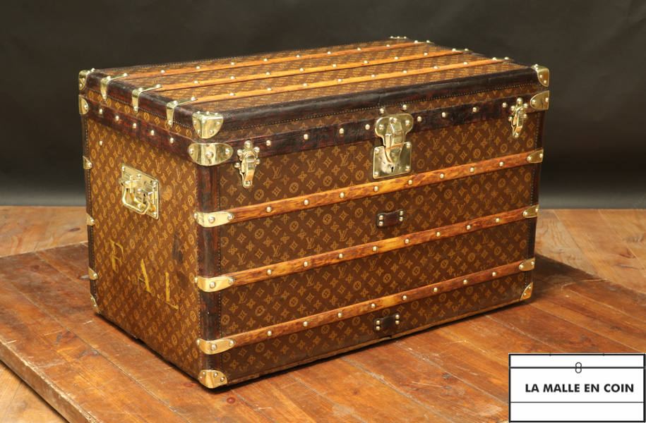 This Louis Vuitton steamer trunk is from the 1st series