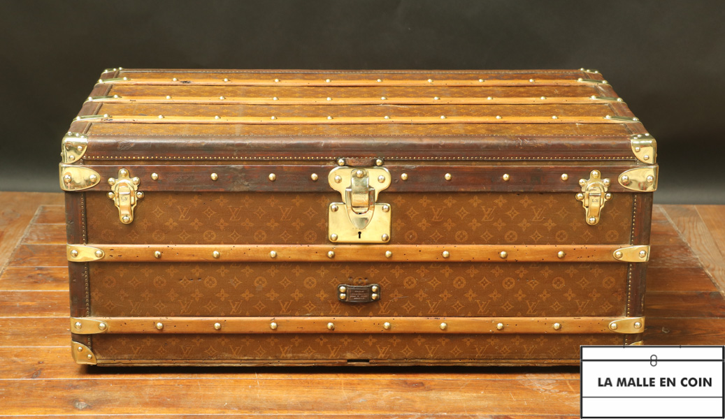 This Louis Vuitton monogrammed trunk dates from the years between