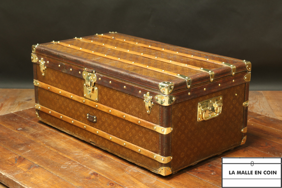 This Louis Vuitton monogrammed trunk dates from the years between