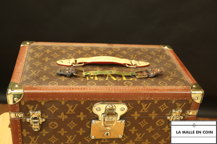 This Vanity case from the luxury brand Louis Vuitton is exceptional, by its  configuration as a chest of drawers