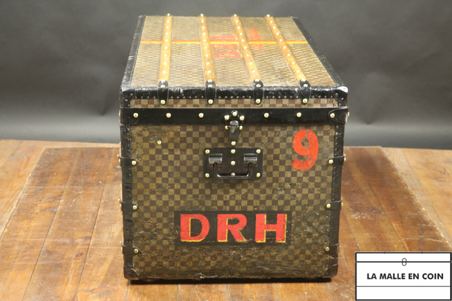 Antique Trunk in Damier Canvas from Louis Vuitton, 1900