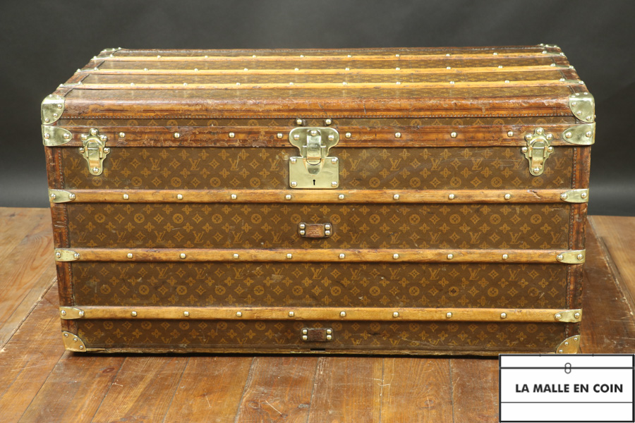 Louis Vuitton monogram steamer trunk 1st series