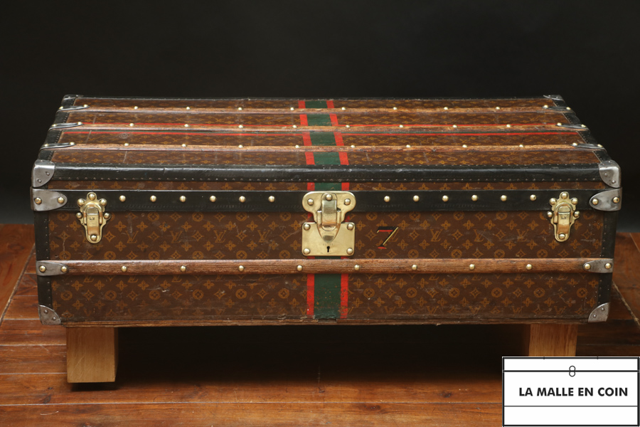 Cabin trunk of the luxury brand Louis Vuitton