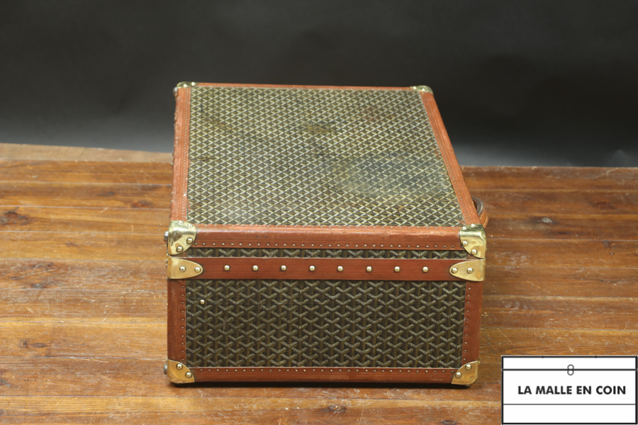 goyard suitcase vintage