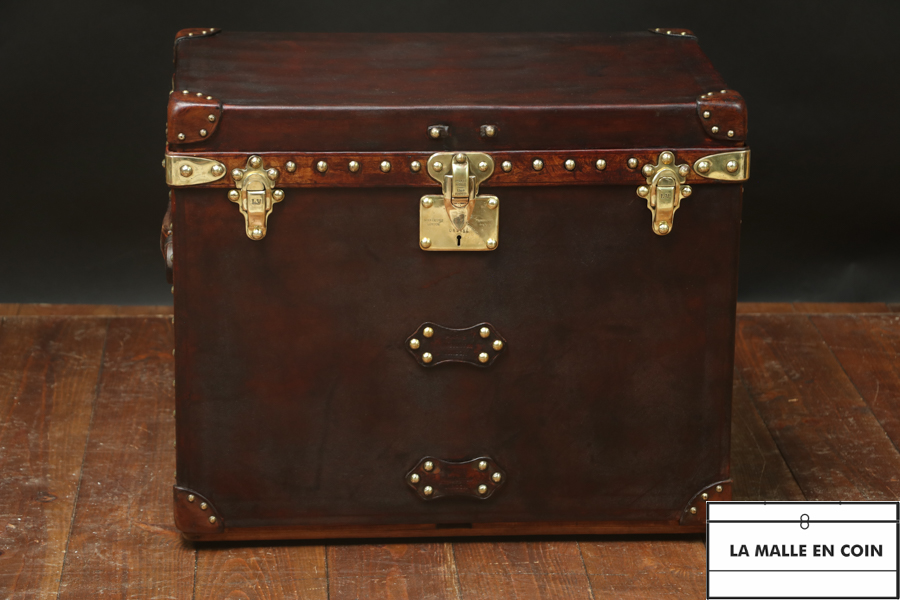 Louis Vuitton all leather shoe trunk 1925-1927