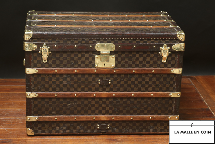 Louis Vuitton checkered steamer trunk 1889