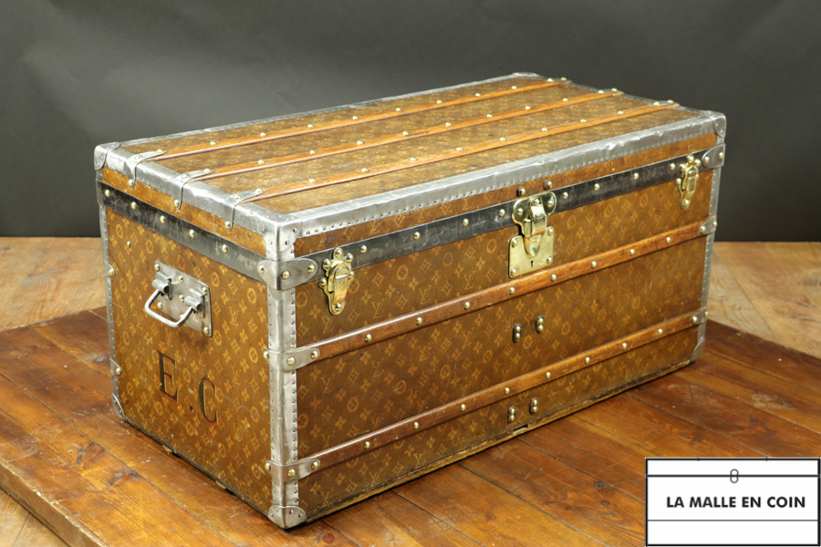 Louis Vuitton steamer trunk Woven canvas MTT2018-26 