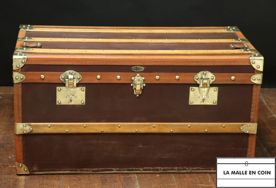 R3424  Malle courrier de marque Ethardt Mulhouse 