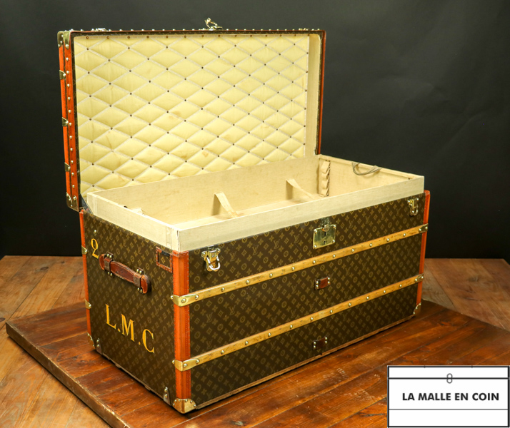 Louis Vuitton Malle 110 Modern Monogram Steamer Trunk