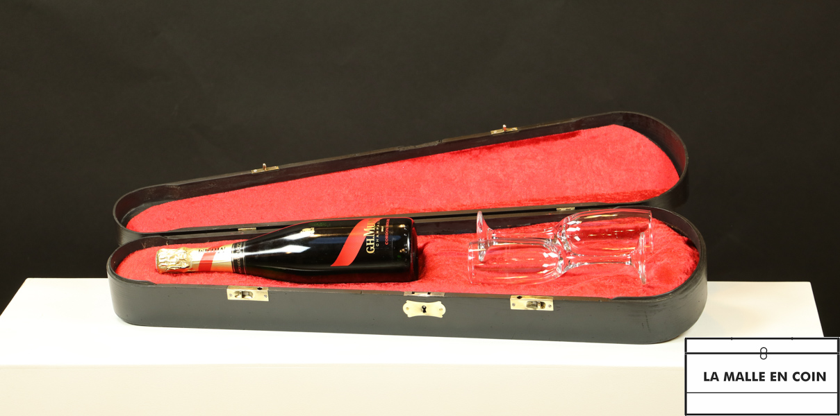 R2665  Wood Violin Case Champagne