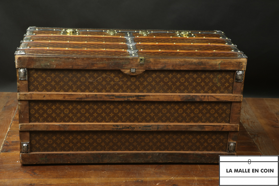 Fully Restored 1920 Louis Vuitton France Wardrobe Steamer Trunk