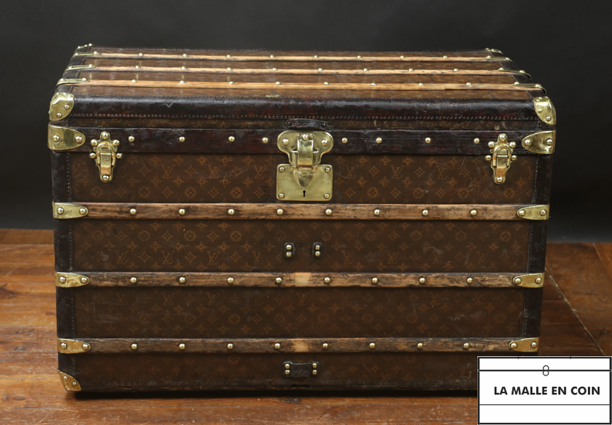 Louis Vuitton monogram steamer trunk 1st series