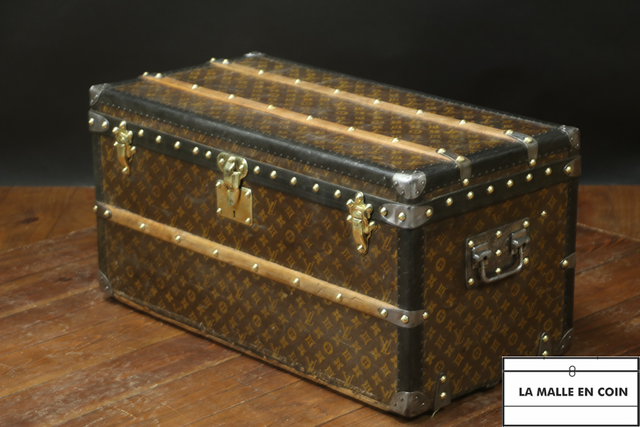 Louis Vuitton monogrammed shoe trunk