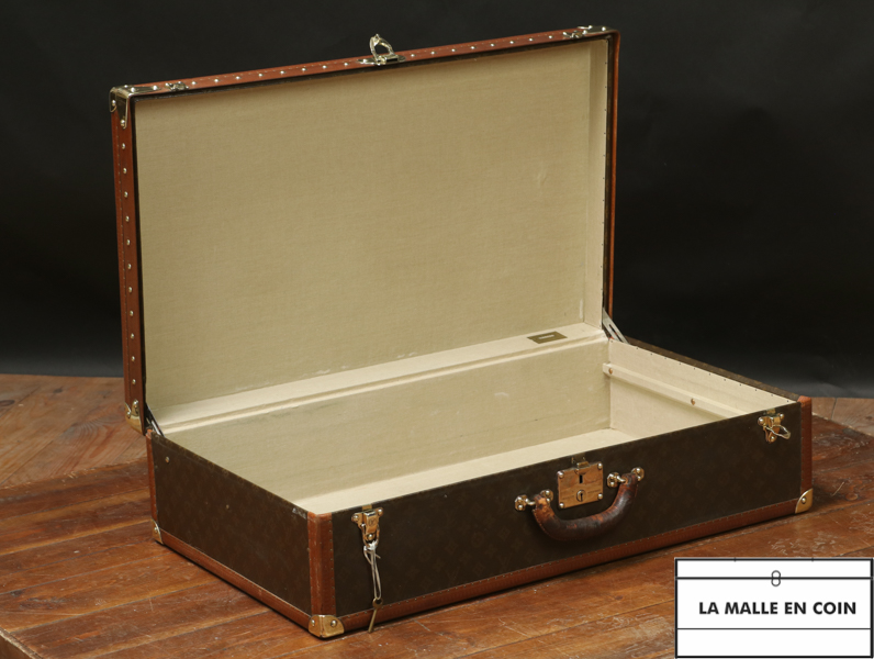 Bonhams : A MONOGRAM ALZER 75 SUITCASE Louis Vuitton (includes key)