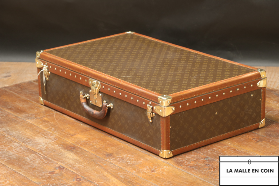 Louis Vuitton Suitcase Alzer 80 Monogrammed With Its Key 