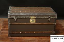 Lot 834: Malles Goyard Steamer Trunk