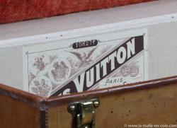 Louis Vuitton leather trunk 