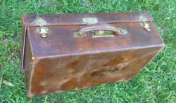 Goyard Leather suitcase