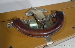 Moynat suitcase with its No. 2 key