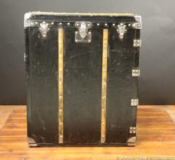 Louis vuitton black canvas  commod  trunk