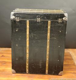 Louis vuitton black canvas  commod  trunk